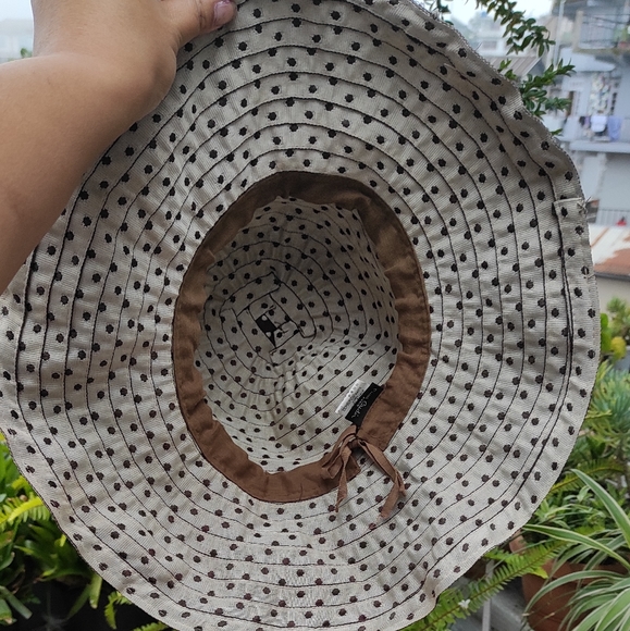 Pierre cardin beautiful vintage Polka Sun Hat - Picture 2 of 5